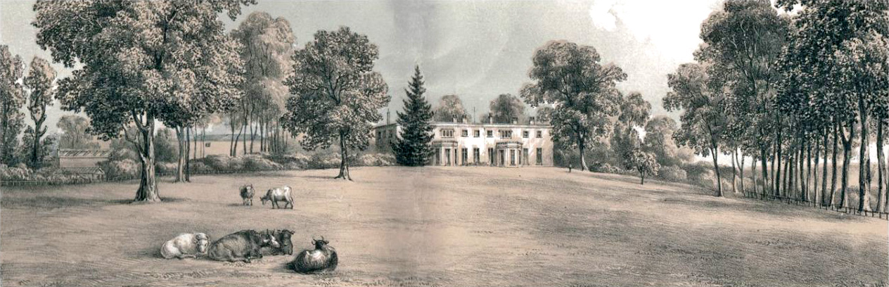 The first known picture of Effingham Hill House as Built by De Lancey.